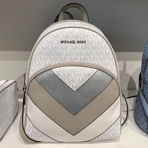 Michael Kors Abbey Chevron Backpack Medium